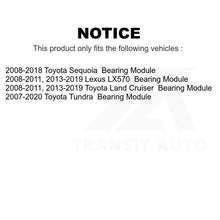 Charger l&#39;image dans la galerie, Front Wheel Bearing Assembly 70-515103 For Toyota Tundra Sequoia Lexus LX570