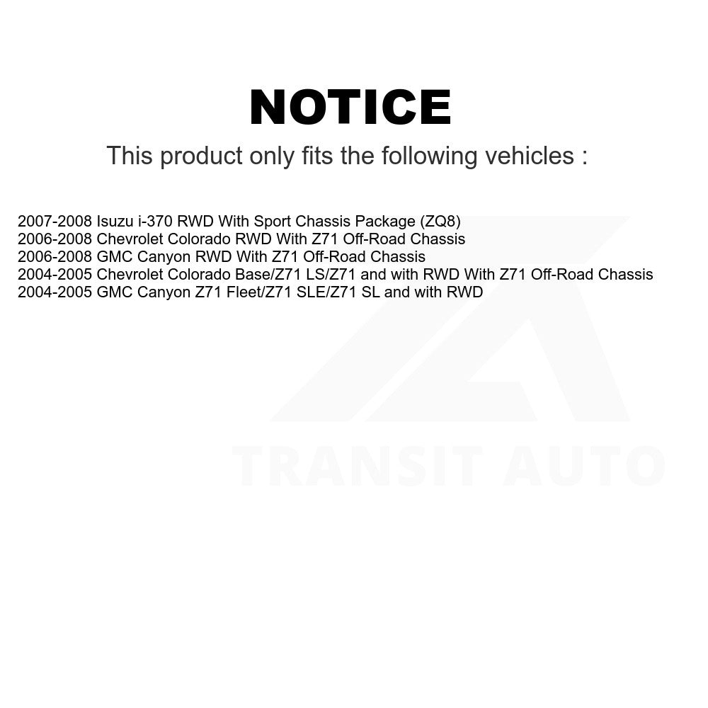 Front Left Wheel Bearing Hub Assembly 70-515108 For Chevrolet Colorado GMC Isuzu