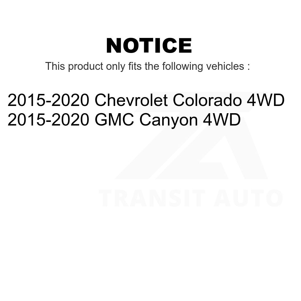 Front Wheel Bearing Hub Assembly 70-515167 For Chevrolet Colorado GMC Canyon 4WD