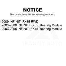 Charger l&#39;image dans la galerie, Rear Wheel Bearing Assembly 70-541002 For INFINITI FX35 FX45