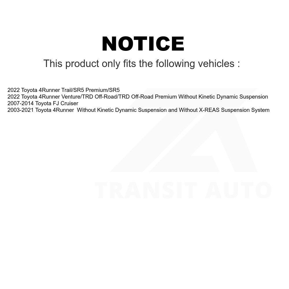 First 37270 Rear Shock Absorber 78-37270 For Toyota 4Runner FJ Cruiser – PartsGo