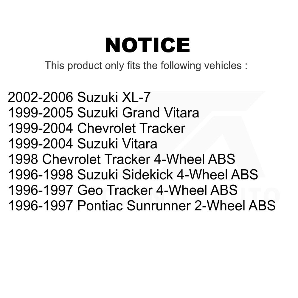 Front Left Suspension Strut 78-71591 For Tracker Suzuki Chevrolet XL-7 Grand Geo