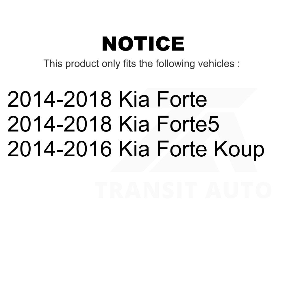 Front Left Suspension Strut Coil Spring Assembly 78A-11187 For Kia Forte Forte5