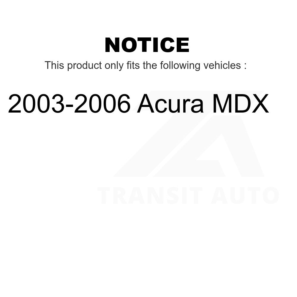 Ensemble de ressort hélicoïdal de contrefiche de suspension avant gauche 78A-11583 pour Acura MDX 03-06 