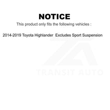 Charger l&#39;image dans la galerie, Front Left Suspension Strut Coil Spring Assembly 78A-11647 For Toyota Highlander