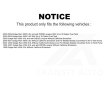 Load image into Gallery viewer, Fuel Pump Module Assembly AGY-00310418 For Dodge Ram 2500 3500