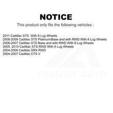 Charger l&#39;image dans la galerie, Front Wheel Bearing And Hub Assembly Pair For Cadillac CTS SRX STS