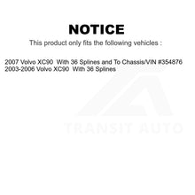 Charger l&#39;image dans la galerie, Front Wheel Bearing And Hub Assembly Pair For Volvo XC90