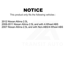 Load image into Gallery viewer, Front Wheel Bearing And Hub Assembly Pair For Nissan Altima