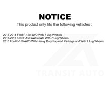 Charger l&#39;image dans la galerie, Front Wheel Bearing And Hub Assembly Pair For Ford F-150