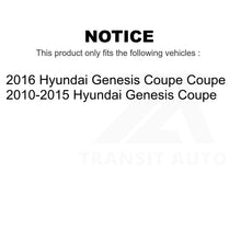 Load image into Gallery viewer, Front Wheel Bearing And Hub Assembly Pair For Hyundai Genesis Coupe