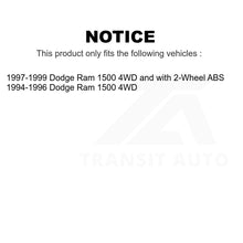 Charger l&#39;image dans la galerie, Front Wheel Bearing And Hub Assembly Pair For Dodge Ram 1500