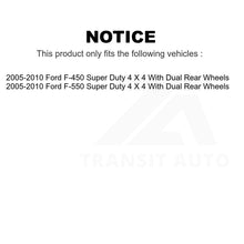 Load image into Gallery viewer, Front Wheel Bearing And Hub Assembly Pair For Ford F-450 Super Duty F-550 4 X