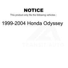 Load image into Gallery viewer, Front Wheel Bearing Pair For 1999-2004 Honda Odyssey