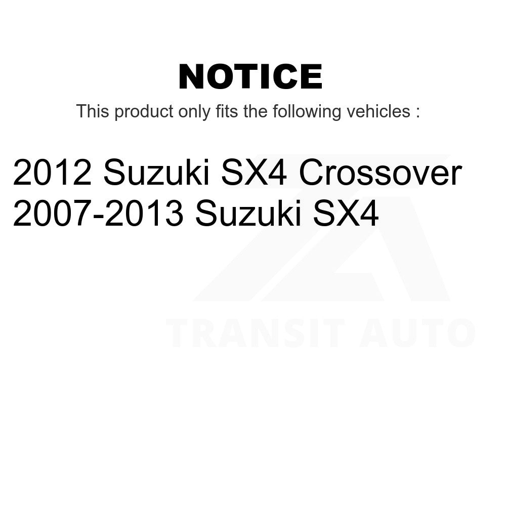 Front Wheel Bearing Pair For Suzuki SX4 Crossover