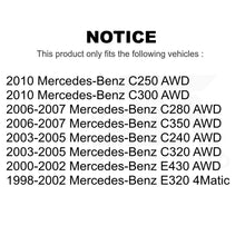 Load image into Gallery viewer, Front Wheel Bearing Pair For Mercedes-Benz E320 C300 C240 C280 C320 E430 C350