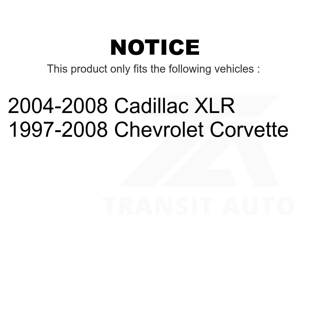 Rear Wheel Bearing And Hub Assembly Pair For Chevrolet Corvette Cadillac XLR