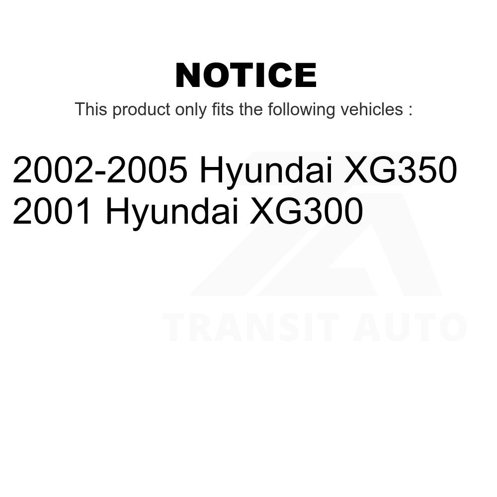 Rear Wheel Bearing And Hub Assembly Pair For Hyundai XG350 XG300