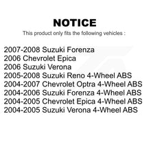 Charger l&#39;image dans la galerie, Rear Wheel Bearing &amp; Hub Assembly Pair For Suzuki Forenza Reno Verona Chevrolet