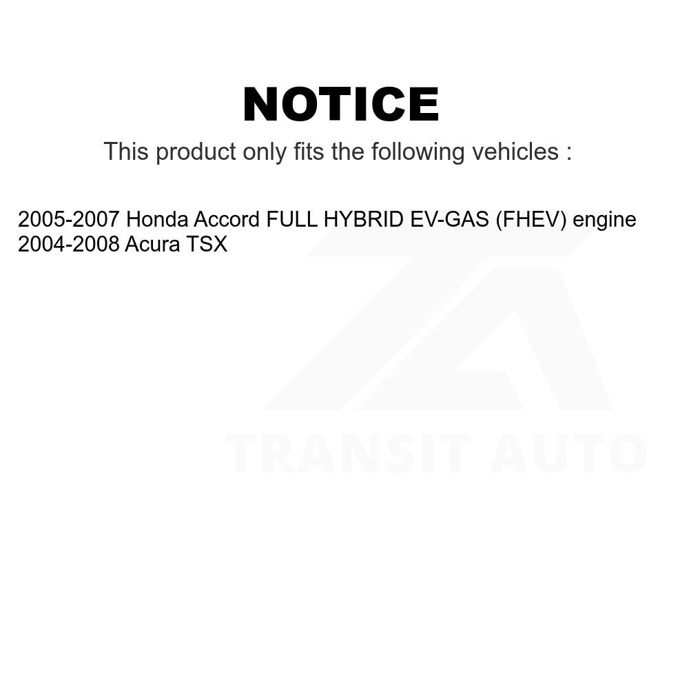 Rear Wheel Bearing And Hub Assembly Pair For Honda Accord Acura TSX