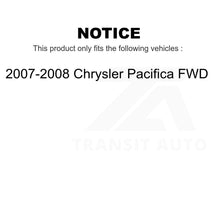 Charger l&#39;image dans la galerie, Rear Wheel Bearing And Hub Assembly Pair For 2007-2008 Chrysler Pacifica FWD