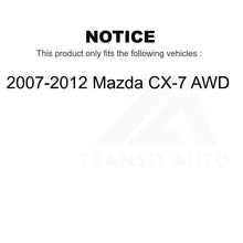 Charger l&#39;image dans la galerie, Rear Wheel Bearing And Hub Assembly Pair For 2007-2012 Mazda CX-7 AWD