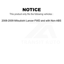 Load image into Gallery viewer, Rear Wheel Bearing And Hub Assembly Pair For Mitsubishi Lancer FWD with Non-ABS