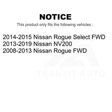 Charger l&#39;image dans la galerie, Rear Wheel Bearing And Hub Assembly Pair For Nissan Rogue Select NV200