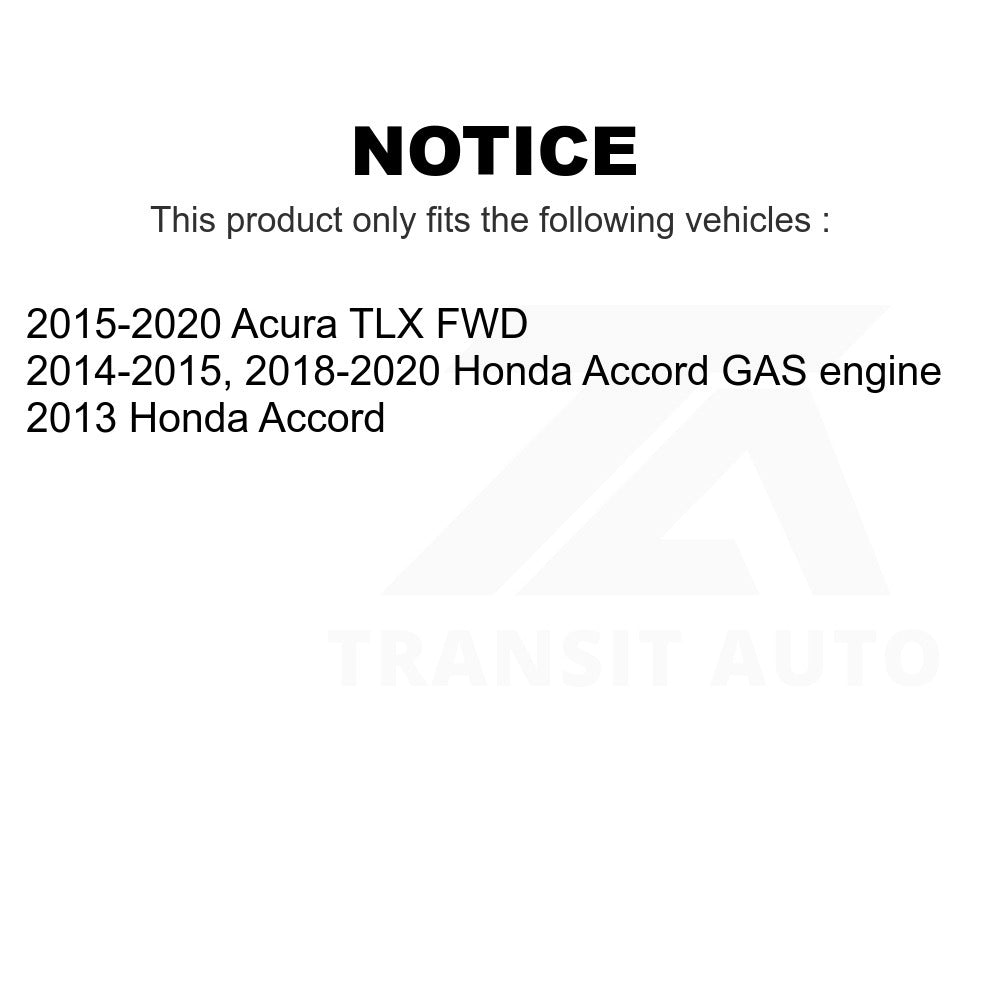 Rear Wheel Bearing And Hub Assembly Pair For Honda Accord Acura TLX