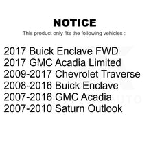 Charger l&#39;image dans la galerie, Rear Wheel Bearing And Hub Assembly Pair For Chevrolet Traverse GMC Acadia Buick