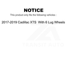 Load image into Gallery viewer, Rear Wheel Bearing &amp; Hub Assembly Pair For 17-19 Cadillac XTS With 6 Lug Wheels