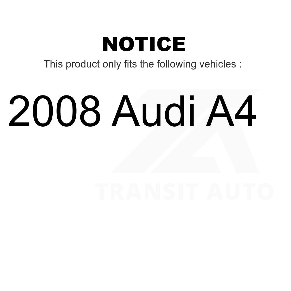 Rear Wheel Bearing Assembly Pair For 2008 Audi A4