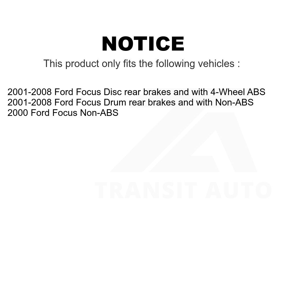 Rear Wheel Bearing And Race Pair For Ford Focus