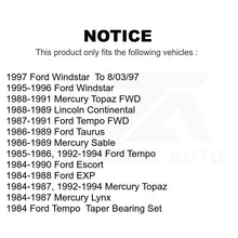 Load image into Gallery viewer, Rear Outer Wheel Bearing Race Pair For Ford Tempo Windstar Escort Mercury Taurus