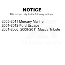 Charger l&#39;image dans la galerie, Front Rear Wheel Bearing Kit For Ford Escape Mazda Tribute Mercury Mariner