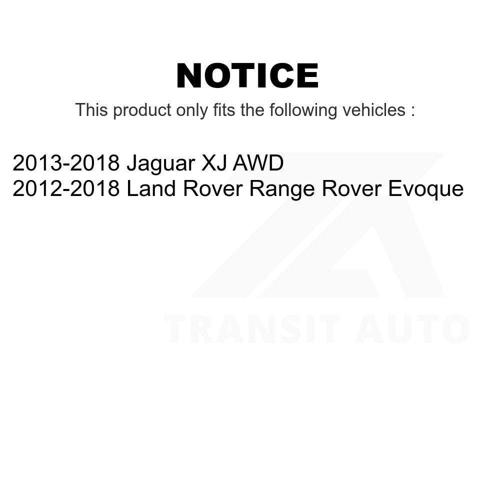 Front Rear Wheel Bearing Kit For Land Rover Range Evoque Jaguar XJ