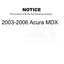 Load image into Gallery viewer, Front Rear Wheel Bearing Kit For 2003-2006 Acura MDX