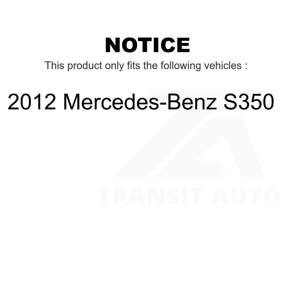 Front Rear Wheel Bearing Kit For 2012 Mercedes-Benz S350