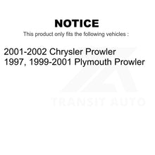 Charger l&#39;image dans la galerie, Front Rear Wheel Bearing &amp; Hub Assembly Kit For Prowler Plymouth Chrysler