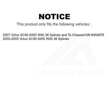 Charger l&#39;image dans la galerie, Front Rear Wheel Bearing &amp; Hub Assembly Kit For Volvo XC90 AWD