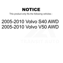 Charger l&#39;image dans la galerie, Front Rear Wheel Bearing &amp; Hub Assembly Kit For 2005-2010 Volvo S40 V50 AWD