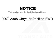 Charger l&#39;image dans la galerie, Front Rear Wheel Bearing &amp; Hub Assembly Kit For 2007-2008 Chrysler Pacifica FWD