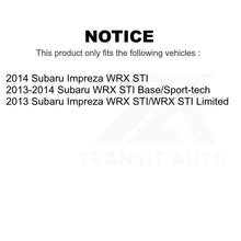 Load image into Gallery viewer, Front Rear Wheel Bearing &amp; Hub Assembly Kit For Subaru Impreza WRX STI