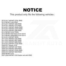 Load image into Gallery viewer, Front Rear Wheel Bearing &amp; Hub Assembly Kit For INFINITI G37 Q50 G35 Nissan 370Z