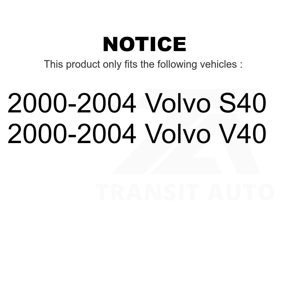 Front Inner Wheel Bearing Pair For 2000-2004 Volvo S40 V40