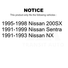 Load image into Gallery viewer, Front Inner Wheel Bearing Pair For Nissan Sentra 200SX NX