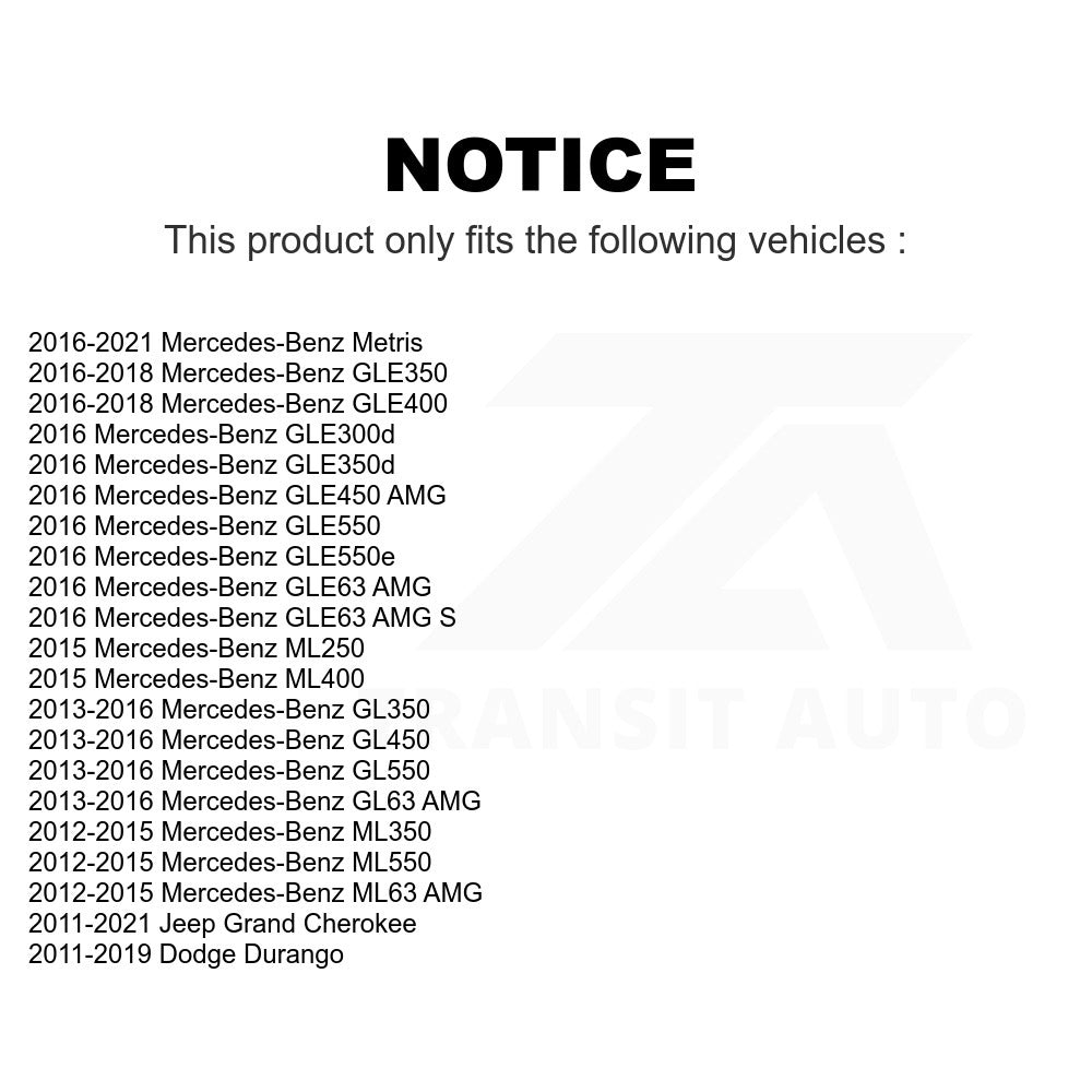 Rear Wheel Bearing Pair For Jeep Grand Cherokee Dodge Durango Mercedes-Benz AMG