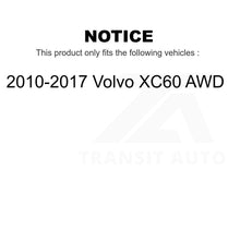 Charger l&#39;image dans la galerie, Rear Wheel Bearing And Hub Assembly Pair For 2010-2017 Volvo XC60 AWD