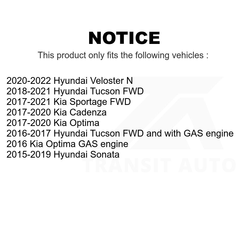 Rear Wheel Bearing And Hub Assembly Pair For Hyundai Sonata Kia Tucson Optima N