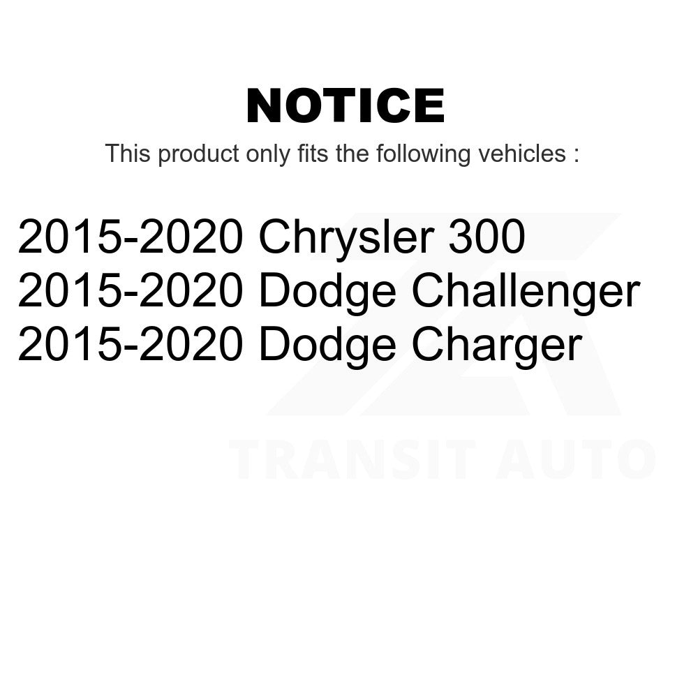 Rear Wheel Bearing & Hub Assembly Pair For Dodge Charger Challenger Chrysler 300